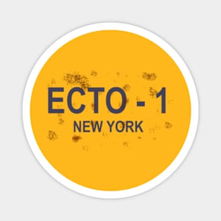 Ghostbusters Afterlife Ecto-1 Rusty License Plate Magnet